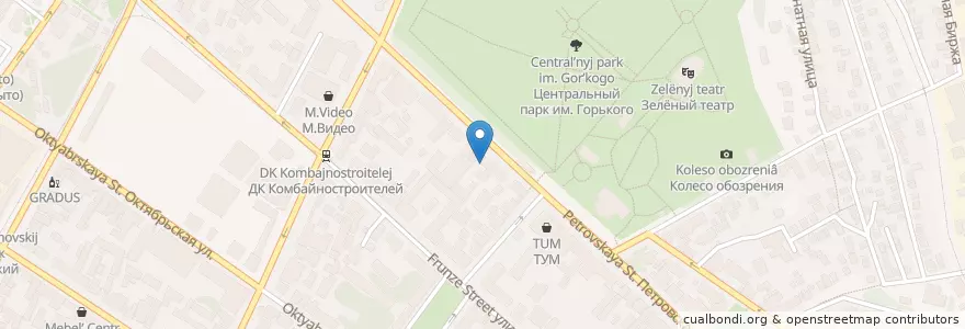 Mapa de ubicacion de Take and Wake en Russie, District Fédéral Du Sud, Ростовская Область, Городской Округ Таганрог.