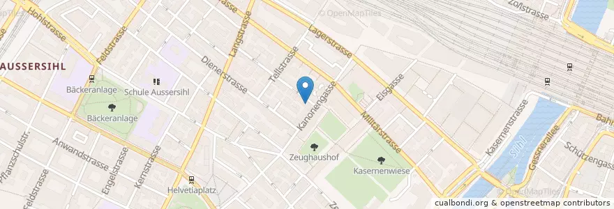 Mapa de ubicacion de Tokyo Tapas en Svizzera, Zurigo, Distretto Di Zurigo, Zurigo.