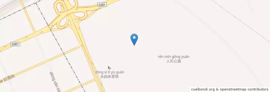 Mapa de ubicacion de 挹爽亭 en چین, هیلونگ‌جیانگ, 牡丹江市, 阳明街道.