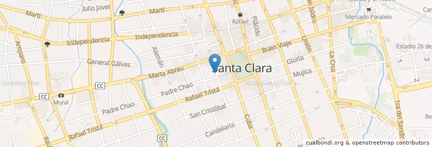 Mapa de ubicacion de Bar Virginia en كوبا, Villa Clara, Santa Clara, Ciudad De Santa Clara.