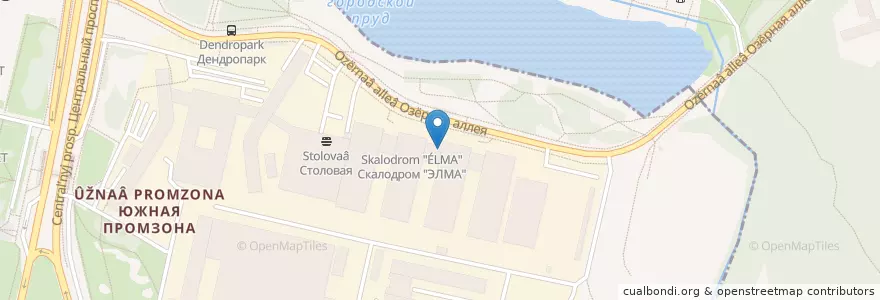 Mapa de ubicacion de Столовая en Rusia, Distrito Federal Central, Óblast De Moscú, Москва, Зеленоградский Административный Округ.