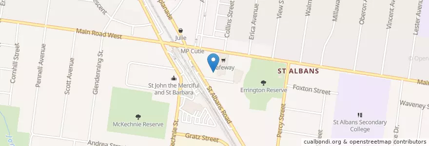 Mapa de ubicacion de Dr Khoa en Australië, Victoria, City Of Brimbank.