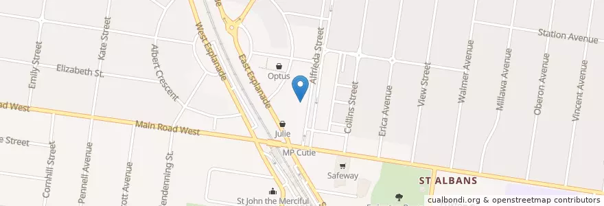 Mapa de ubicacion de Pool Bar en Australie, Victoria, City Of Brimbank.