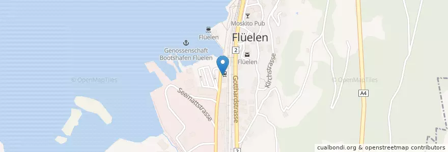 Mapa de ubicacion de Selecta en 瑞士, Uri, Flüelen.