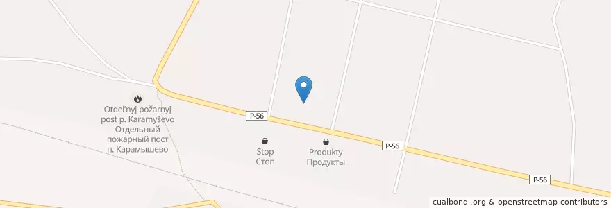 Mapa de ubicacion de Сбербанк en Rusia, Северо-Западный Федеральный Округ, Óblast De Pskov, Псковский Район, Карамышевская Волость.