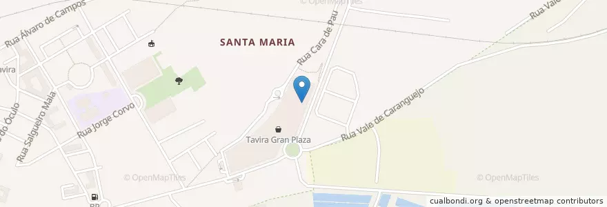 Mapa de ubicacion de MamaMia en پرتغال, Algarve, Algarve, فارو, تاویرا, Tavira.