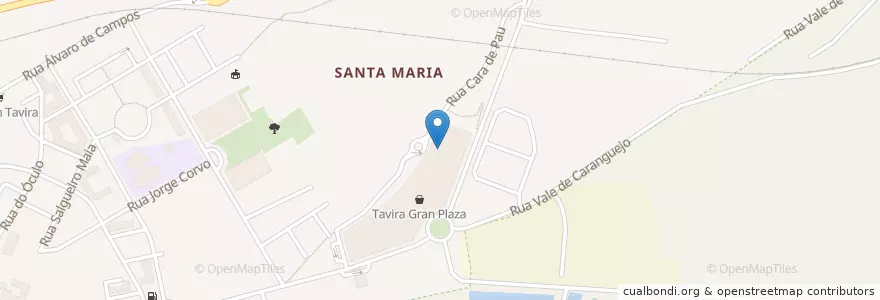 Mapa de ubicacion de Saboreia Chá e Café en Portogallo, Algarve, Algarve, Faro, Tavira, Tavira.