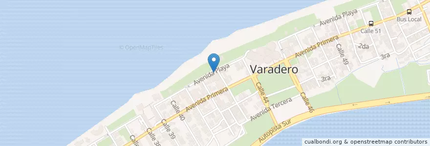 Mapa de ubicacion de Factoria 43 en Cuba, Matanzas, Cárdenas, Varadero.