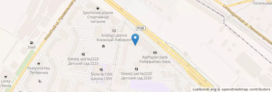 Mapa de ubicacion de Участковый пункт полиции №63 en Russia, Distretto Federale Centrale, Москва, Юго-Восточный Административный Округ.
