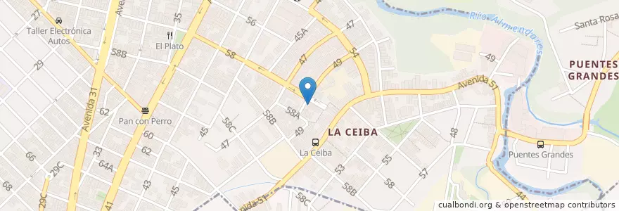 Mapa de ubicacion de Orfanato en Cuba, La Habana, Playa.