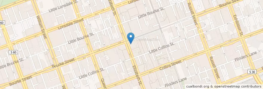 Mapa de ubicacion de Red Rooster en Австралия, Виктория, City Of Melbourne.