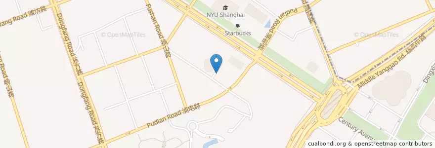 Mapa de ubicacion de 陆家嘴商务广场-地下停车场-入口 en Çin, Şanghay, Pudong.