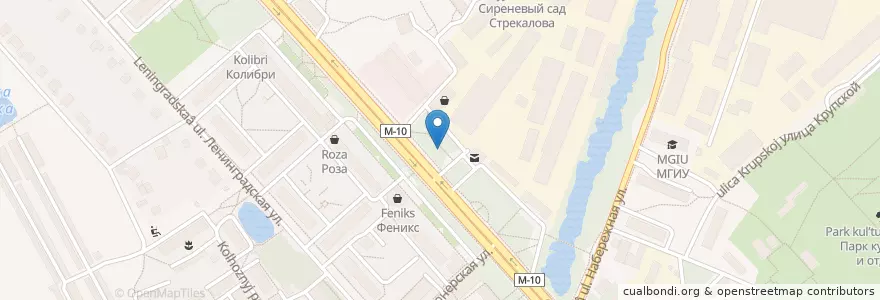 Mapa de ubicacion de Бургер Кинг en 俄罗斯/俄羅斯, Центральный Федеральный Округ, 莫斯科州, Городской Округ Солнечногорск.