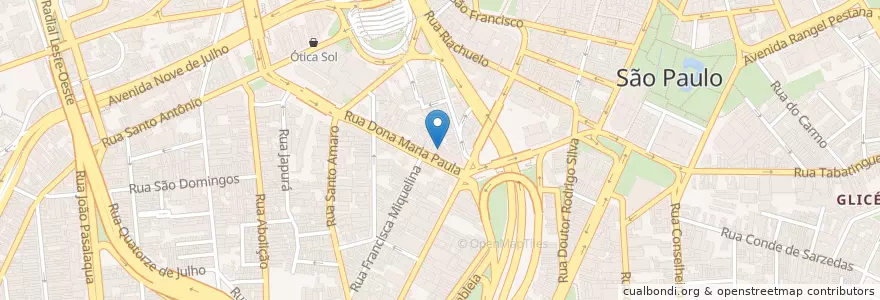 Mapa de ubicacion de Maria Paula Bar e Restaurante en برزیل, منطقه جنوب شرقی برزیل, سائوپائولو, Região Geográfica Intermediária De São Paulo, Região Metropolitana De São Paulo, Região Imediata De São Paulo, سائوپائولو.