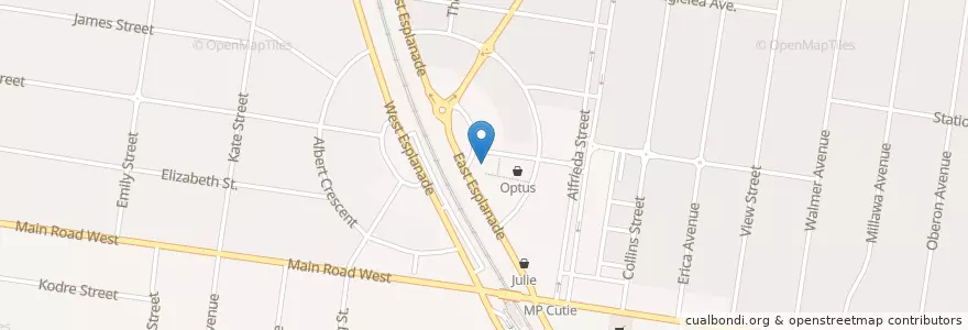 Mapa de ubicacion de Lasang Pinoy en 오스트레일리아, Victoria, City Of Brimbank.