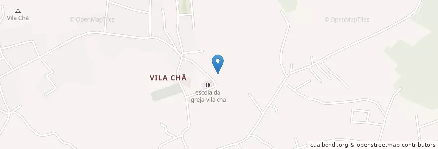 Mapa de ubicacion de Vila Chã en Portugal, Norte, Área Metropolitana Do Porto, Porto, Vila Do Conde, Vila Chã.