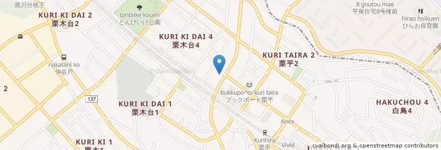 Mapa de ubicacion de ラーメン信華 en Japonya, 神奈川県, 川崎市, 麻生区.