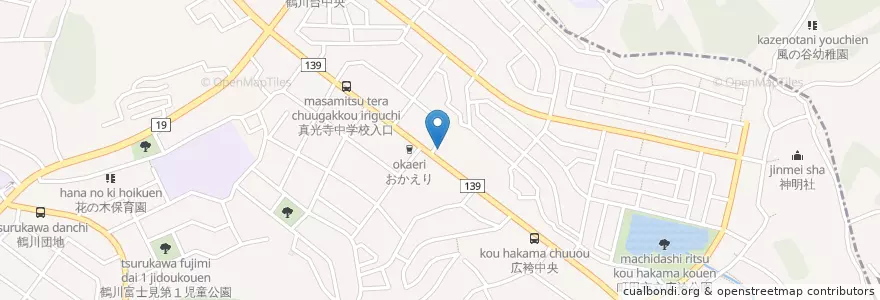 Mapa de ubicacion de ガスト en 일본, 도쿄도, 町田市.