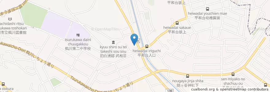 Mapa de ubicacion de CoCo壱番屋 en Japonya, 東京都, 町田市.