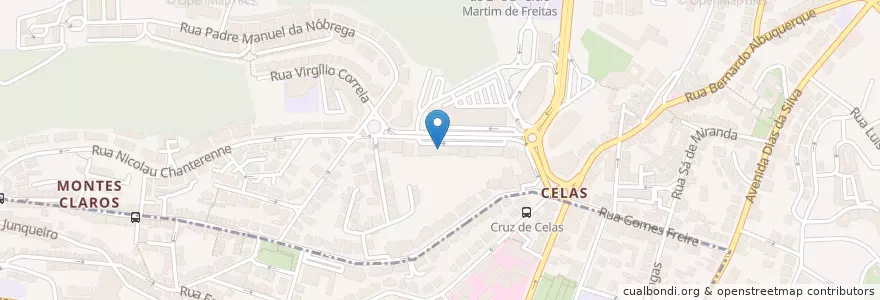 Mapa de ubicacion de Café Gulbenkian en پرتغال, Centro, Baixo Mondego, Coimbra, Coimbra, Santo António Dos Olivais.