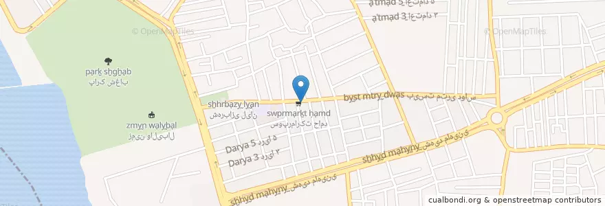 Mapa de ubicacion de رستوران و غذای بیرون‌بر مجلسی en Irán, Bushehr, شهرستان بوشهر, بخش مرکزی شهرستان بوشهر, دهستان حومه بوشهر, بوشهر.