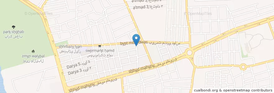 Mapa de ubicacion de سفره‌خانه‌ی عمارت en Iran, Buschehr, شهرستان بوشهر, بخش مرکزی شهرستان بوشهر, دهستان حومه بوشهر, بوشهر.
