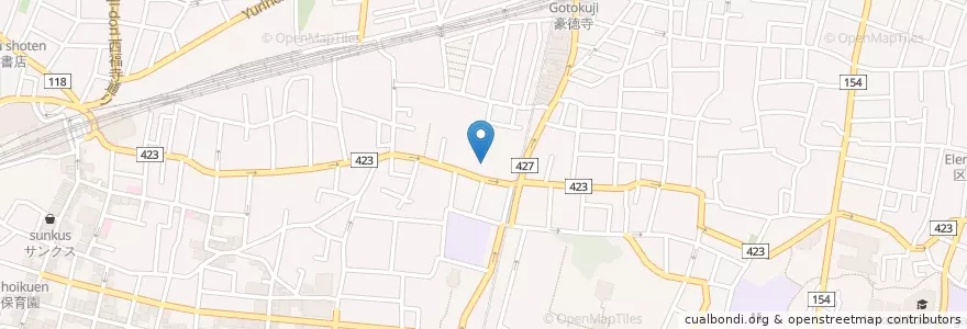 Mapa de ubicacion de 乗泉寺 世田谷別院 en Japan, Tokio, 世田谷区.