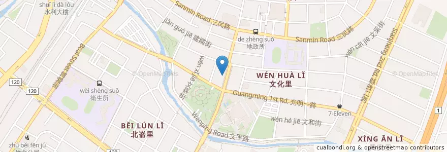 Mapa de ubicacion de 潔林牙醫診所 en Taiwan, 臺灣省, 新竹縣, 竹北市.