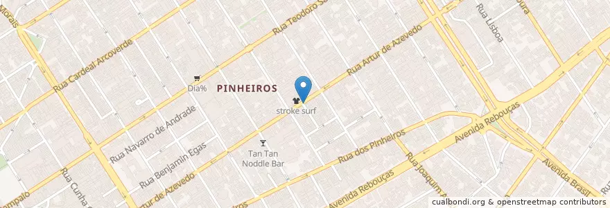 Mapa de ubicacion de S.O.S en Brezilya, Güneydoğu Bölgesi, Сан Паулу, Região Geográfica Intermediária De São Paulo, Região Metropolitana De São Paulo, Região Imediata De São Paulo, Сан Паулу.