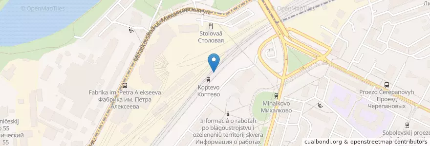 Mapa de ubicacion de КофеХауз en روسيا, Центральный Федеральный Округ, Москва, Северный Административный Округ.