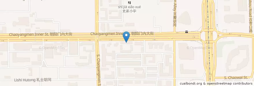 Mapa de ubicacion de Pizza Hut en Chine, Pékin, Hebei, 东城区.