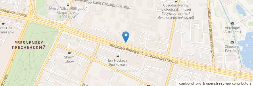 Mapa de ubicacion de Неофарм en Rússia, Distrito Federal Central, Москва, Центральный Административный Округ, Пресненский Район.