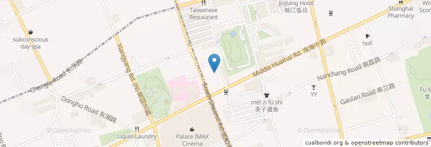 Mapa de ubicacion de 海底捞火锅 en 중국, 상하이.