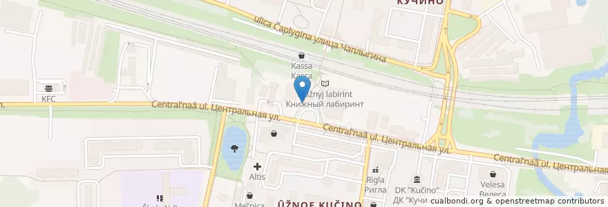 Mapa de ubicacion de Make coffee en Rusia, Центральный Федеральный Округ, Московская Область, Городской Округ Балашиха.