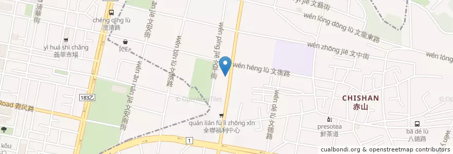 Mapa de ubicacion de 肯德基 en Taïwan, Kaohsiung, Fengshan.