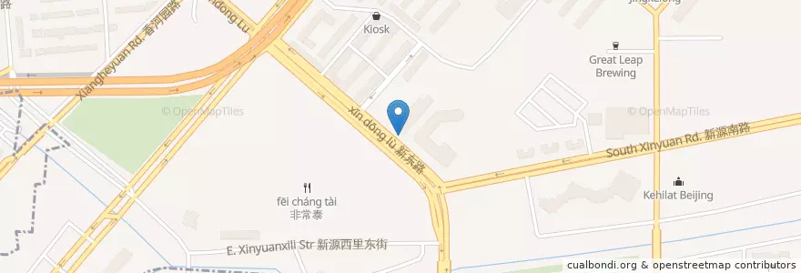 Mapa de ubicacion de International SOS Clinic en China, Pequim, Hebei, 朝阳区 / Chaoyang.