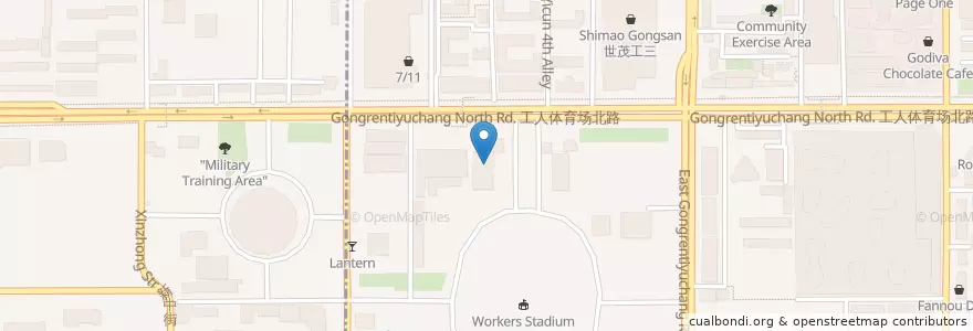 Mapa de ubicacion de Mix en China, Peking, Hebei, 朝阳区 / Chaoyang.