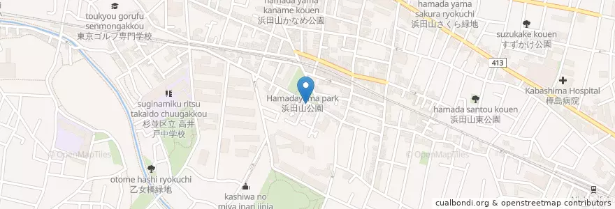 Mapa de ubicacion de 小林整形外科医院 en Japan, Tokyo, Suginami.