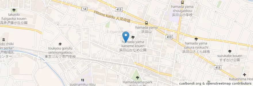 Mapa de ubicacion de いろは鮨 en Jepun, 東京都, 杉並区.