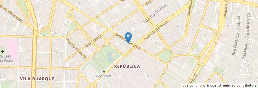 Mapa de ubicacion de Salada Record en Brasile, Regione Sudest, San Paolo, Região Geográfica Intermediária De São Paulo, Região Metropolitana De São Paulo, Região Imediata De São Paulo, San Paolo.