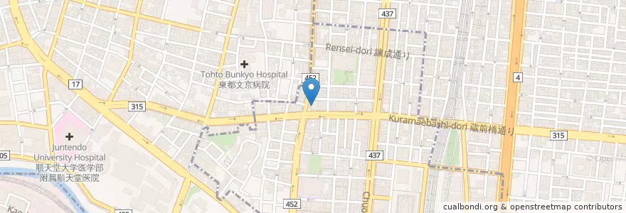 Mapa de ubicacion de ジョナサン en 日本, 東京都.