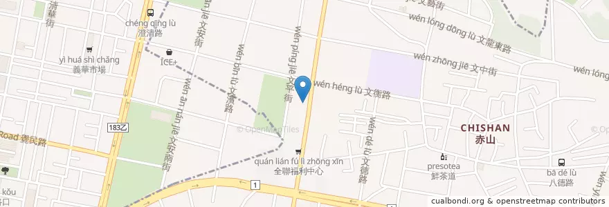 Mapa de ubicacion de 鍋鍋樂 en Taiwan, Kaohsiung, Fengshan.