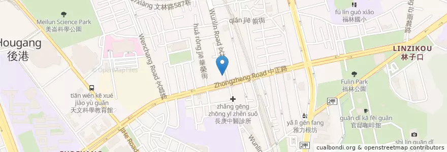 Mapa de ubicacion de 天主教士林耶穌君王堂 en Taiwan, 新北市, Taipei, 士林區.