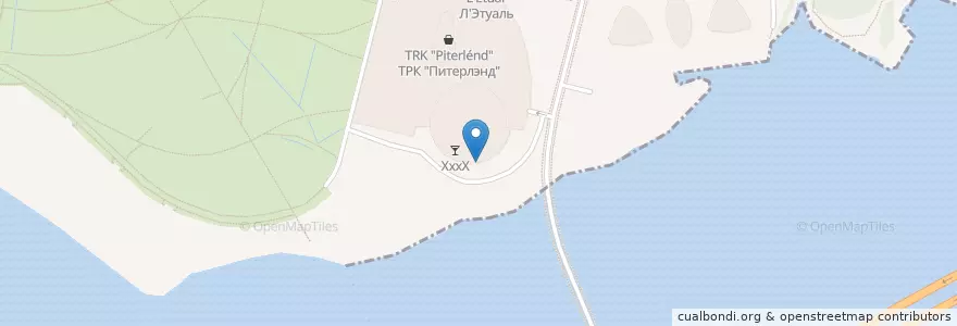 Mapa de ubicacion de Алтамареа en Rusland, Северо-Западный Федеральный Округ, Oblast Leningrad, Sint-Petersburg, Округ № 65.