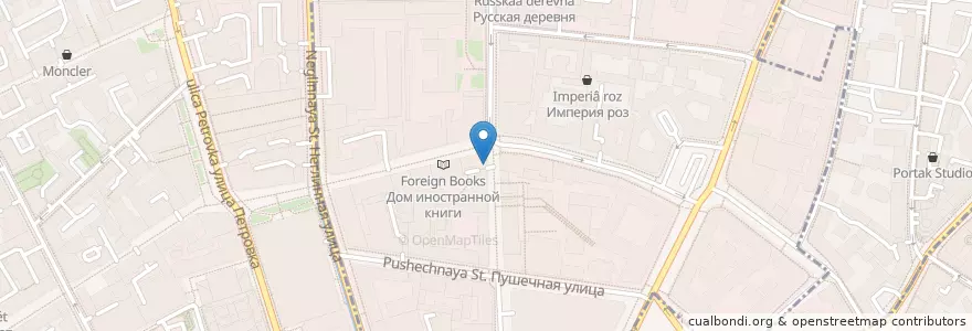 Mapa de ubicacion de Хищник en Russland, Föderationskreis Zentralrussland, Moskau, Zentraler Verwaltungsbezirk, Тверской Район.