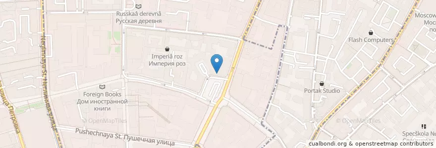 Mapa de ubicacion de Волконский en Россия, Центральный Федеральный Округ, Москва, Центральный Административный Округ, Мещанский Район.