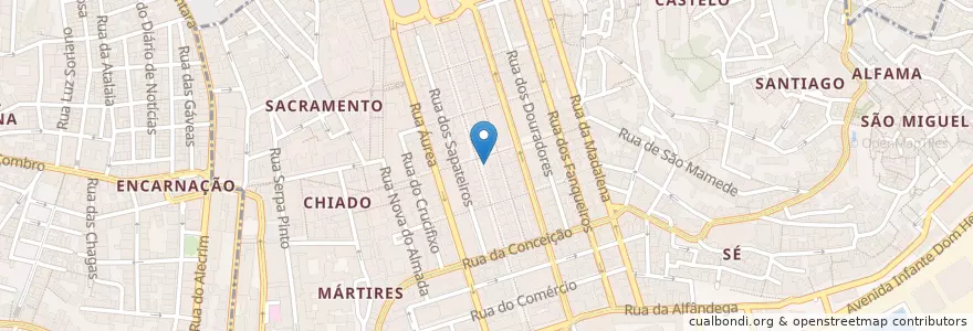 Mapa de ubicacion de Grilled and Company en ポルトガル, Área Metropolitana De Lisboa, Lisboa, Grande Lisboa, リスボン, Santa Maria Maior.