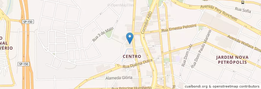 Mapa de ubicacion de Extrafarma en البَرَازِيل, المنطقة الجنوبية الشرقية, ساو باولو, Região Geográfica Intermediária De São Paulo, Região Metropolitana De São Paulo, Região Imediata De São Paulo, São Bernardo Do Campo.