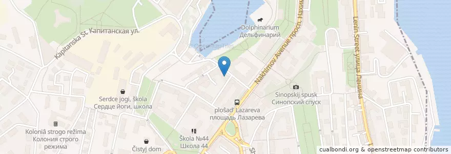 Mapa de ubicacion de Ням-Ням Донатс en Rússia, Distrito Federal Do Sul, Sebastopol, Севастополь, Ленинский Район, Ленинский Округ.