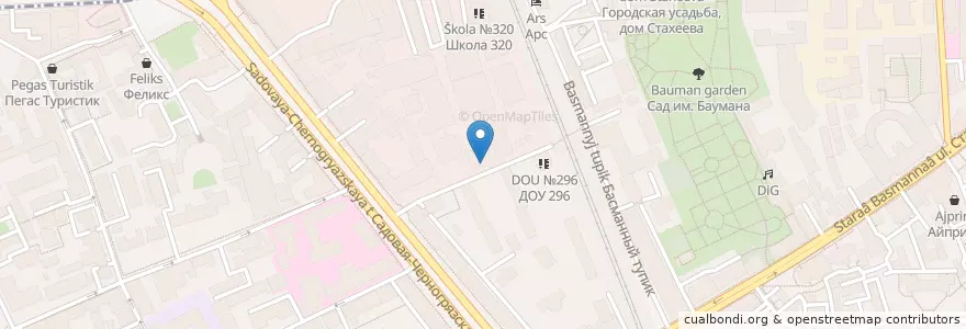 Mapa de ubicacion de Центральная поликлиника №3 en Russie, District Fédéral Central, Moscou, Центральный Административный Округ, Басманный Район.